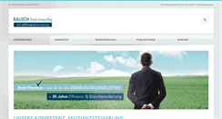 Desktop Screenshot of bausch-foodconsulting.de