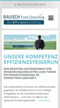 Mobile Screenshot of bausch-foodconsulting.de