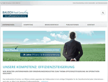 Tablet Screenshot of bausch-foodconsulting.de